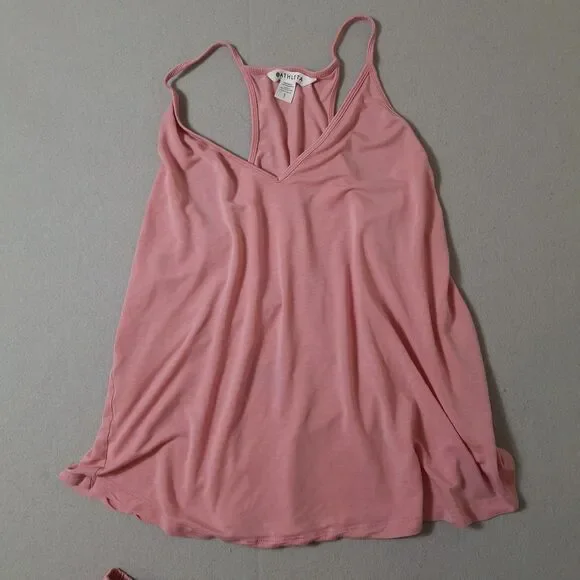 Athleta Calm Cool Pajama Set Size Small Pink Elastic Waistband - Picture 7 of 11